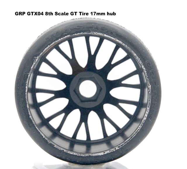 Amazon.com: GRP GTX04-XM7 1:8 GT New Slick MediumHard Black 20